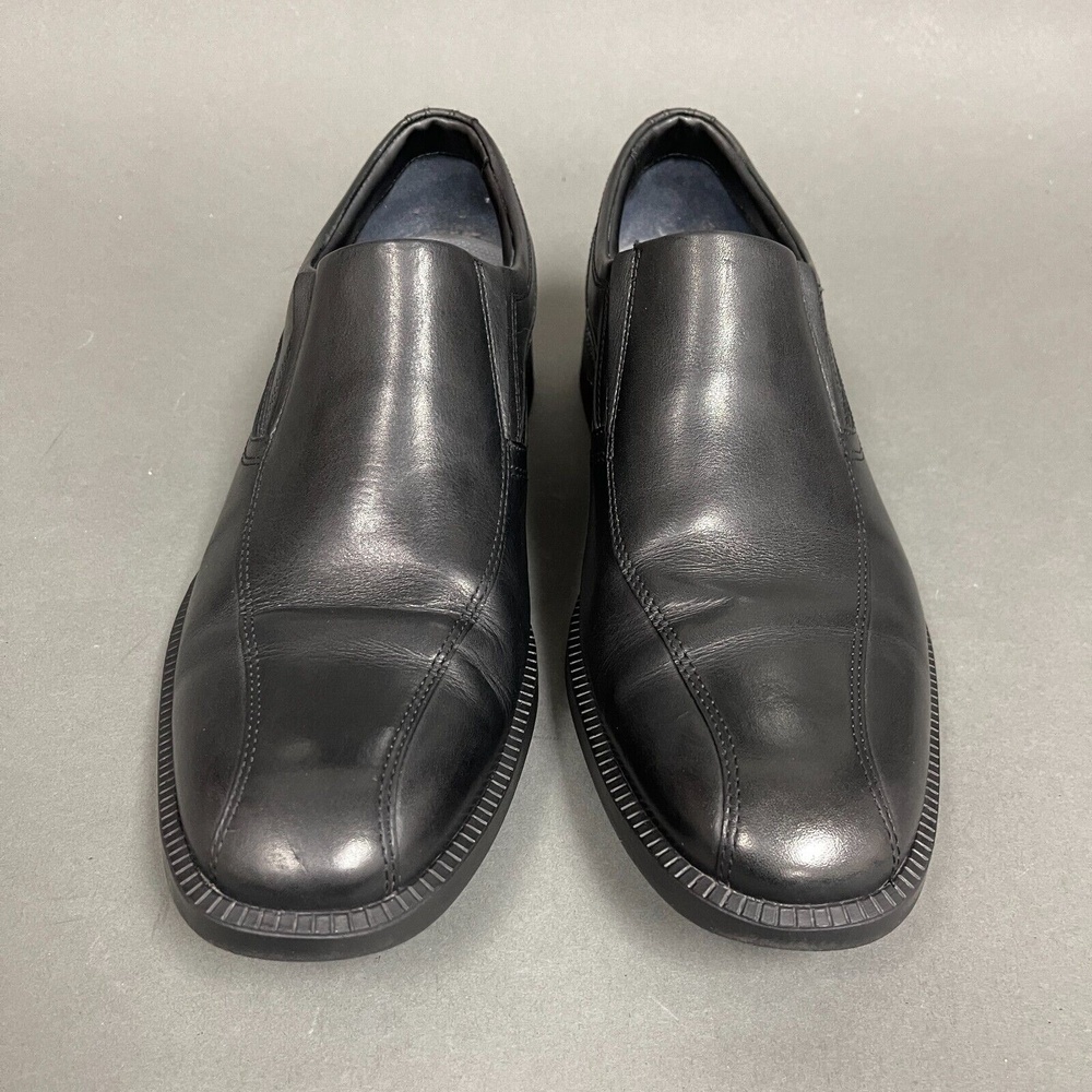 Rockport Trutech Men's Shoes Black 10 Leather‎ Upper Slip On H79738